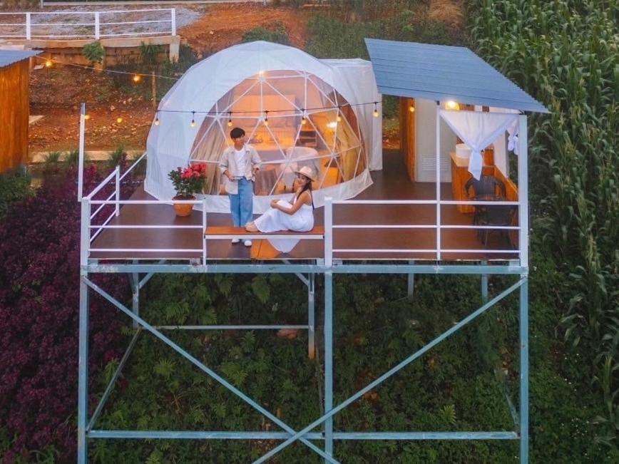 Hotel ชิวชิวแคมป์ ภูชี้ฟ้า Ban Huai Han Exterior foto
